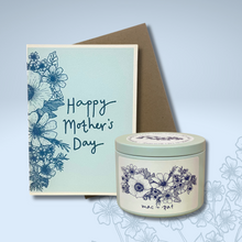 Load image into Gallery viewer, 'Happy Mother's Day' Blue Floral Garland - CARD