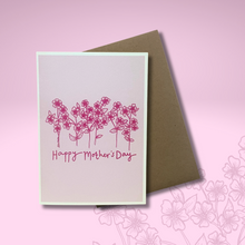 Load image into Gallery viewer, 'Happy Mother's Day' Pink Floral Flowers - CARD