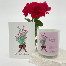 Load image into Gallery viewer, 'You are loved' Blossom - Soy Wax Candle - MAC + PAT
