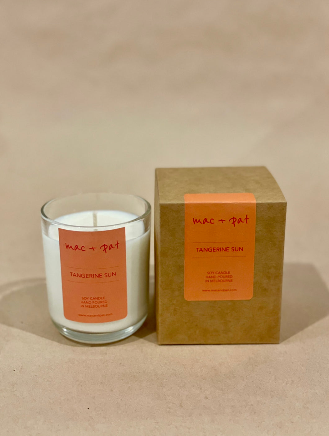 Tangerine Sun Candle