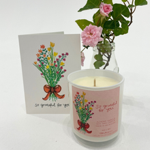 Load image into Gallery viewer, 'So Grateful for you' Almond -  Soy Wax Candle
