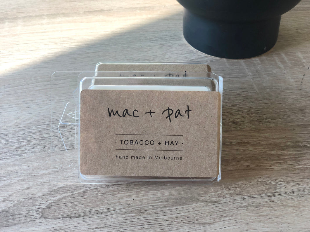 Tobacco + Hay - Soy melts