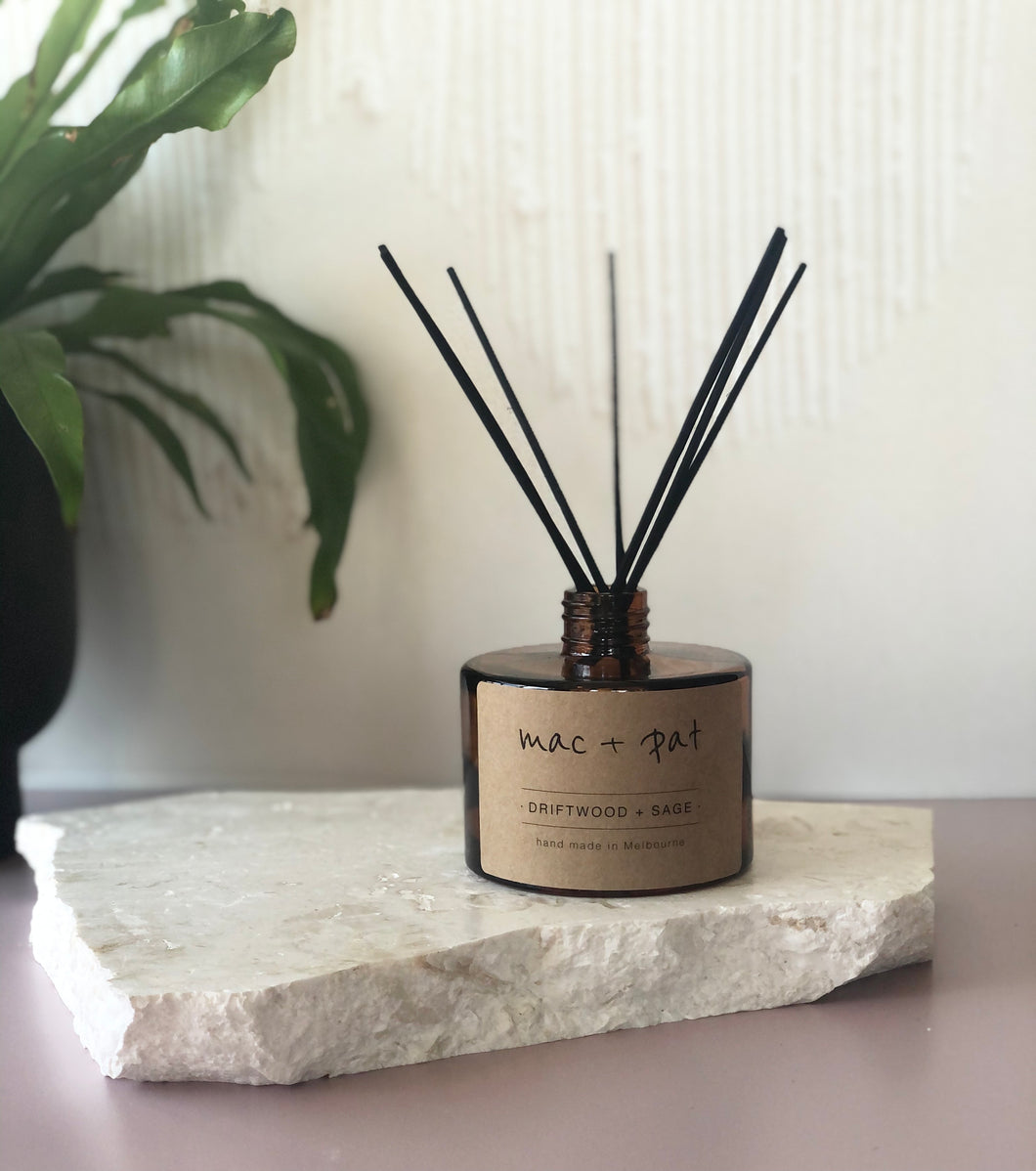 Amber Reed Diffuser - Driftwood + Sage
